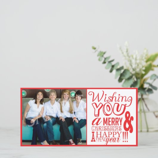 クリエイティブファミリーフォトクリスマスクリスマスカード！ シーズンカード (スタンド正面)