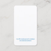 クリエイティブファミリーホーム |夢の家 名刺 (裏面)