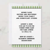 クリエイティブファミリー懇親会 招待状 (裏面)