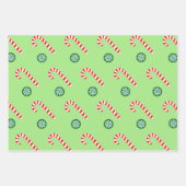 クリエイティブフィールドホッケークリスマスプレゼント ラッピングペーパーシート (正面2)