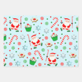 クリエイティブフィールドホッケーホリデーギフト ラッピングペーパーシート (正面)