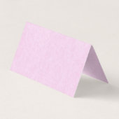 クリエイティブフェミニンピンクトレンディープレーンスタイリッシュシンプル 名刺 (裏面)