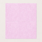 クリエイティブフェミニンピンクトレンディープレーンスタイリッシュシンプル 名刺 (内部フラット)