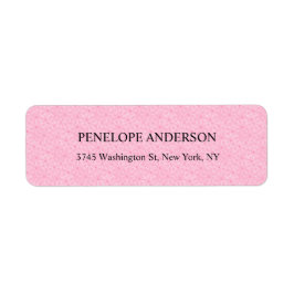 クリエイティブフェミニンピンクパタンエレガントシック ラベル