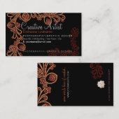 クリエイティブフローラアーティスト名刺 名刺 (正面/裏面)