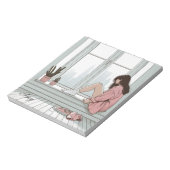 クリエイティブブックかわいい女の子 ノートパッド (回転)