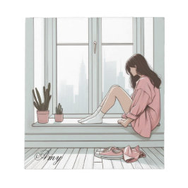 クリエイティブブックかわいい女の子 ノートパッド