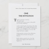 クリエイティブブックページ結婚式招待状ソフトホワイト 招待状 (正面)