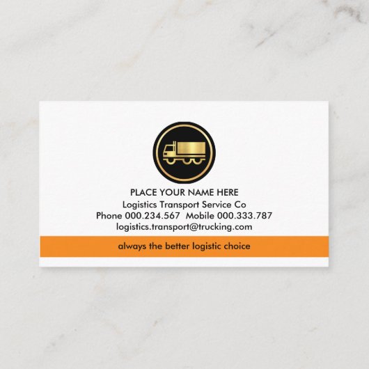 クリエイティブブルータブトラックドライバー 名刺 (裏面)