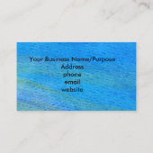 クリエイティブブルートンボウォーターカラー 名刺 (裏面)