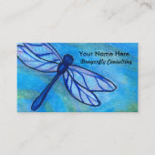 クリエイティブブルートンボウォーターカラー 名刺 (正面)