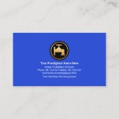 クリエイティブブルーホームカラン配管 名刺 (裏面)