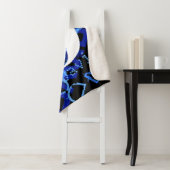 クリエイティブブルーモノグラム シェルパブランケット (インサイチュ)