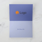 クリエイティブブルー合成スノーフレーク彗星グラフィック シーズンカード (内部)