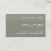 クリエイティブプミニマルライモダンンラグジュアリートレンディー 名刺 (正面)