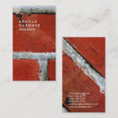 クリエイティブプレーン・グリーン・ボタニック・トレンディー・コンサルタント 名刺 (正面/裏面)