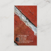 クリエイティブプレーン・グリーン・ボタニック・トレンディー・コンサルタント 名刺 (裏面)