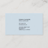 クリエイティブプロフェッショナルハニカム勾配青 名刺 (裏面)