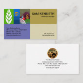 クリエイティブプロフェッショナル造園モチーフ 名刺 (正面/裏面)