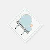 クリエイティブベビーシャワーボーイ スタンダードカクテルナプキン (角)