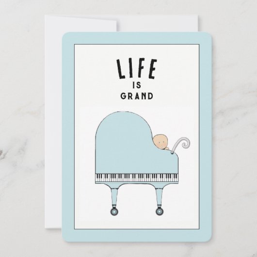 クリエイティブベビーシャワー招待状 招待状 (正面)