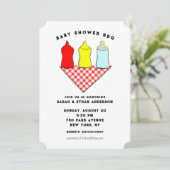 クリエイティブベビーシャワーBBQ 招待状 (スタンド正面)