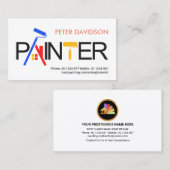 クリエイティブペインター看板ブラシ 名刺 (正面/裏面)