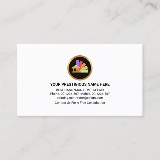 クリエイティブペインター看板ブラシ 名刺 (裏面)