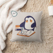 クリエイティブペンギンピロー – 愛らしいアクションの芸術 クッション (ブランケット)