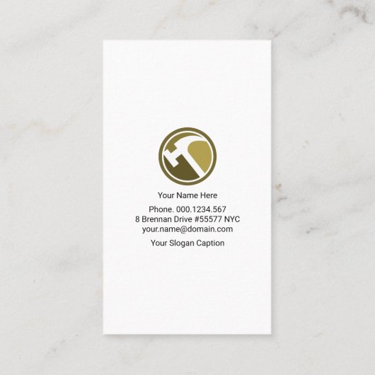 クリエイティブホカラフルームリペアズMotifハンドイマン 名刺 (裏面)