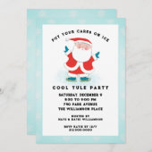 クリエイティブホリデーパーティー招待状 招待状 (正面/裏面)
