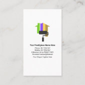 クリエイティブホームローラーブラシハンディーマンペンキ 名刺 (裏面)