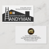 クリエイティブホーム建物屋上梯子 名刺 (正面/裏面)