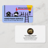 クリエイティブホーム手利師ツール境界線 名刺 (正面/裏面)