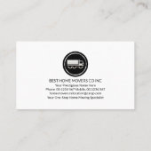 クリエイティブホーム移動矢印 名刺 (裏面)