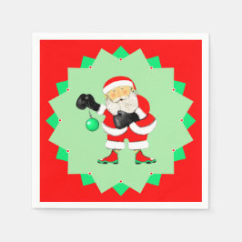 クリエイティブボクシング クリスマス ホリデー スタンダードカクテルナプキン