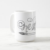 クリエイティブマググ コーヒーマグカップ (正面左)