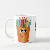 🌈クリエイティブマグ一瞬一瞬！☕✨ コーヒーマグカップ (左)