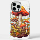 クリエイティブマッシュルーム森イラストレーション Case-Mate iPhoneケース (裏面)