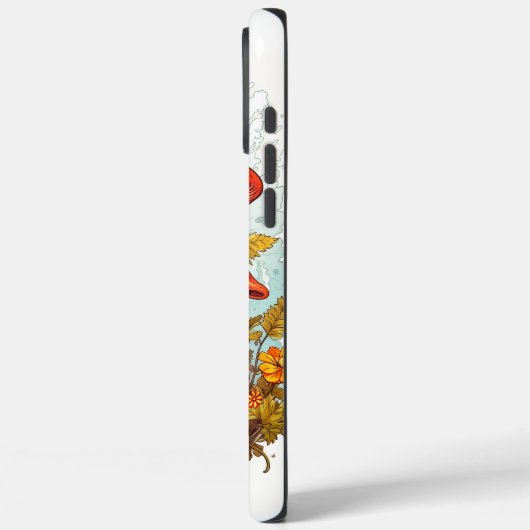クリエイティブマッシュルーム森イラストレーション Case-Mate iPhoneケース (裏面 / 左)