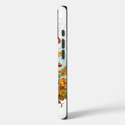 クリエイティブマッシュルーム森イラストレーション Case-Mate iPhoneケース (裏面 / 左)