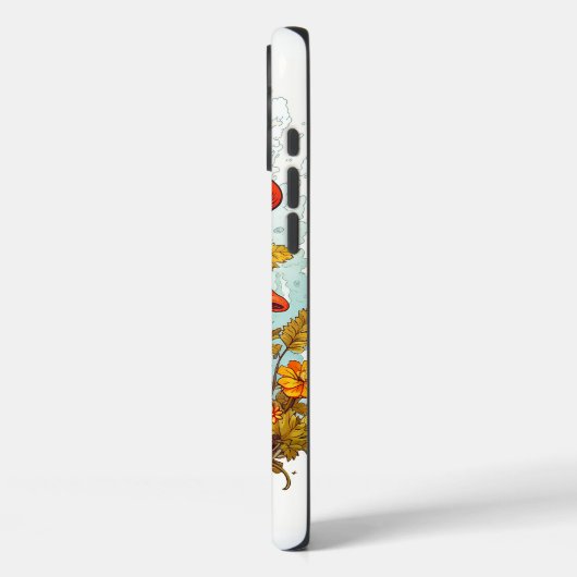 クリエイティブマッシュルーム森イラストレーション Case-Mate iPhoneケース (裏面 / 左)