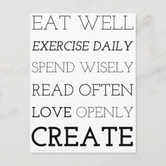 クリエイティブマントラプリント ポストカード