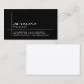 クリエイティブミニマカスタムリスト白黒 名刺 (正面/裏面)