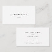 クリエイティブミニマモダンリストシンプルテンプレートトレンディー 名刺 (正面/裏面)