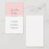 クリエイティブミニマリストラグジュアリーデザインプロフェッショナル 名刺 (正面/裏面)