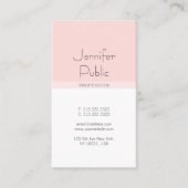 クリエイティブミニマリストラグジュアリーデザインプロフェッショナル 名刺 (正面)