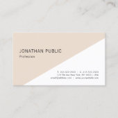 クリエイティブミニマルテンプレートシンプルデザイン 名刺 (正面)