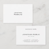 クリエイティブミニマルデザインプモダンラ素晴らしインシック 名刺 (正面/裏面)