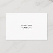 クリエイティブミニマルデザインプモダンラ素晴らしインシック 名刺 (正面)